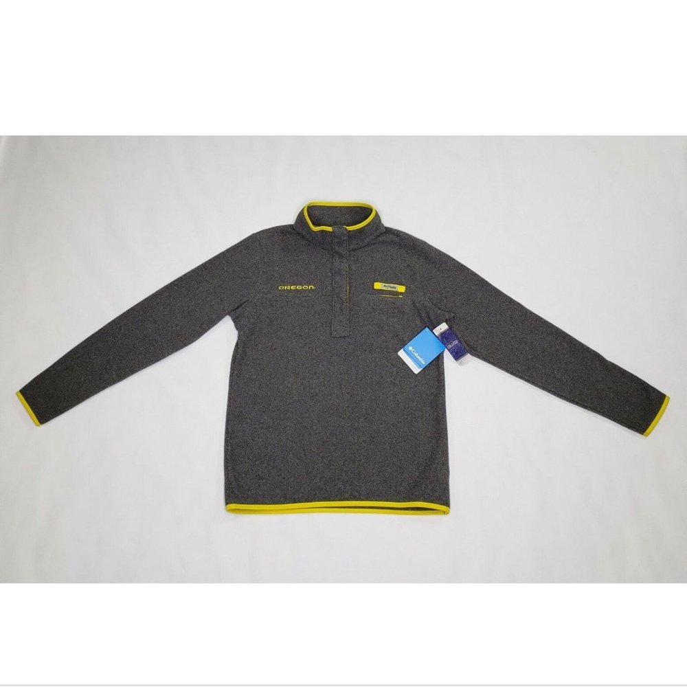 Columbia Oregon Ducks Women's PFG Harborside Fleece Pullover Jacket